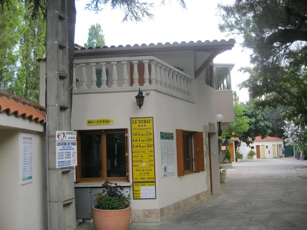 Camping Le Rebau Montblanc Exterior photo